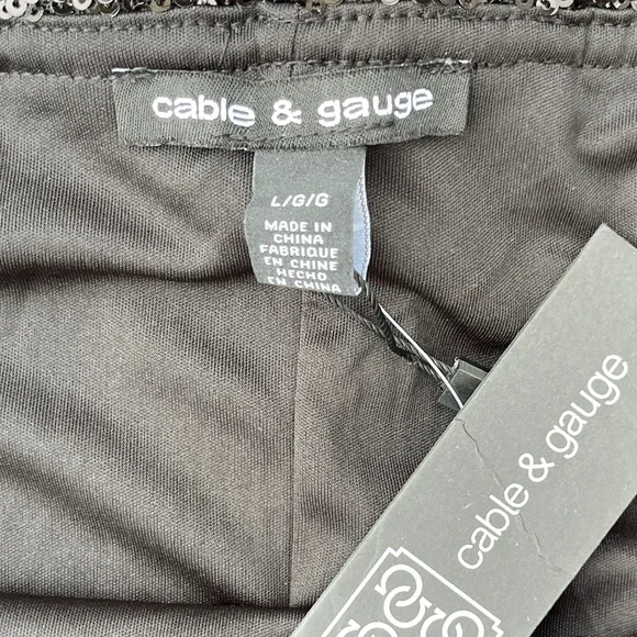 Cable and Guage sparkle skirt sz large - Picture 3 of 3